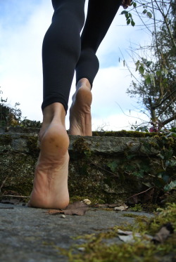 hippie-feet: Strolling through the garden,