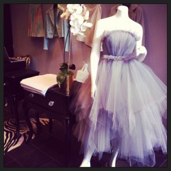 csiriano:  Ballerina party dress on display