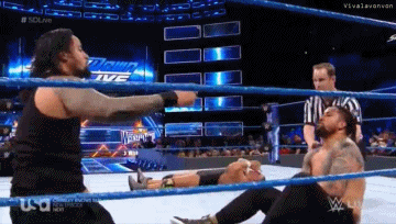 vivalavonvon:  Random gifs of The Usos from Smackdown 3/14/17