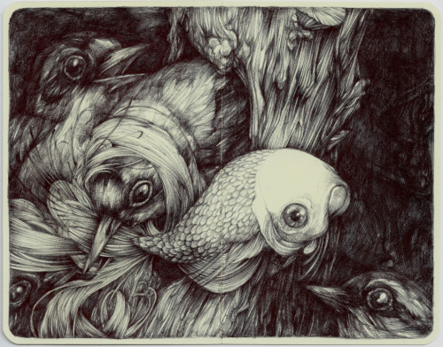 lohrien:  Illustrations by Marco Mazzoni on tumblr