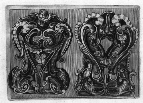 Friedrich Unteutsch, Neues Ziratenbuch, New book of ornaments, 1600. Germany. A baroque manual for c