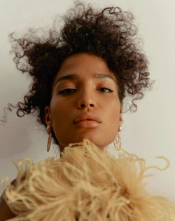 shirazade:Indya Moore photographed by Agnes
