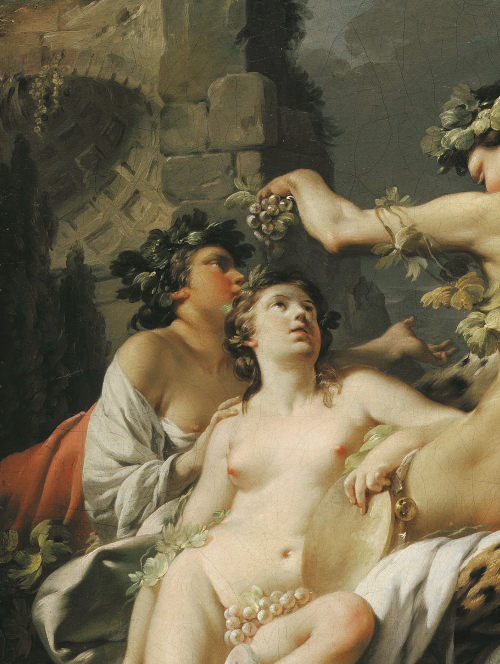 fordarkmornings:Jean-Baptiste Marie Pierre  -  Autumn  (detail)French, 1713-1789Oil on canvas