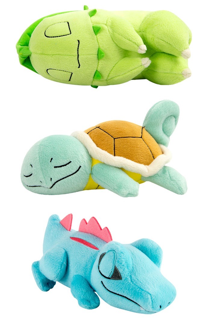 sleeping totodile plush