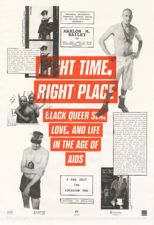 serosyndicatbloodunion: The Concordia University Community Lecture Series on HIV/AIDS presents // La