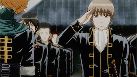 mazusu:  “Article 4 of the Shinsengumi Code: ‘When the Chief is away, the Vice Chief will have full control of the squad. The troops are to follow his orders.’ I won’t move a finger until that bastard gives an order.” “Whoever scribbled