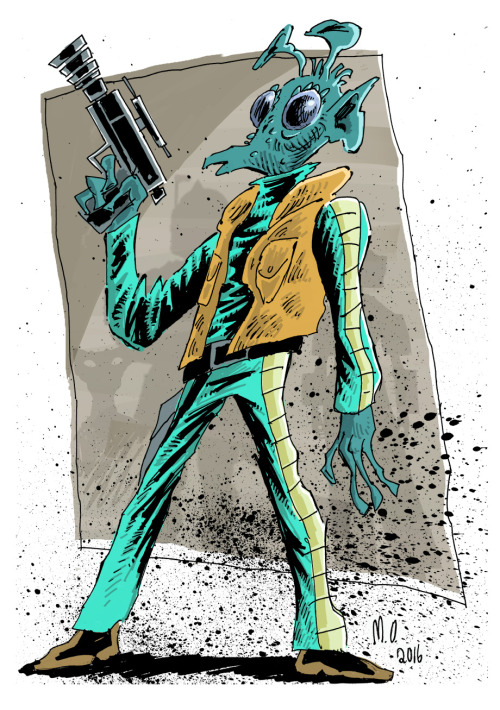 markosberg:  Han may of shot first but Greedo in his green Jumpsuit was more stylish.