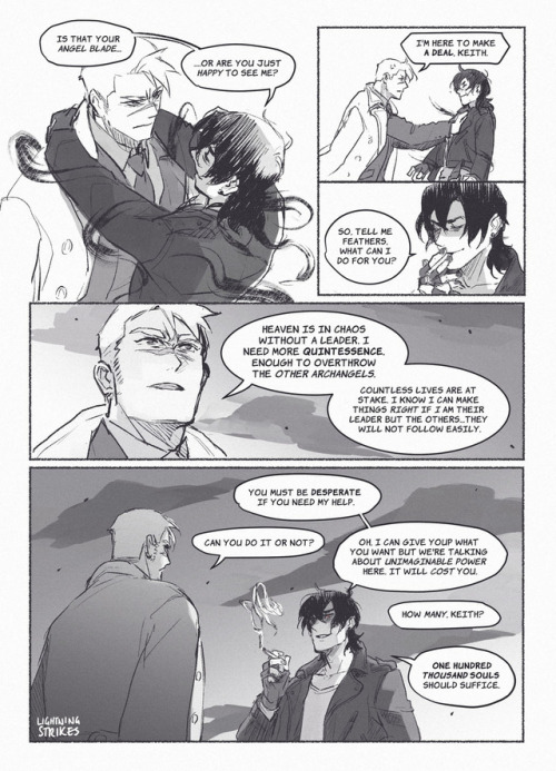 lightningstrikes-art: I can be your angle…or yuor devil (Read Left to Right) Here is a cursed Sheith