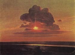 artist-kuindzhi:Red sunset, 1908, Arkhip Kuindzhi