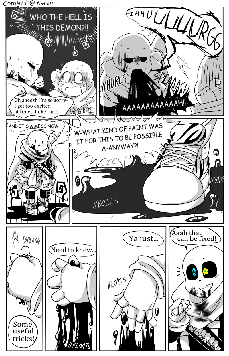 Underswap Comic Dub] Disast-ink part 2 