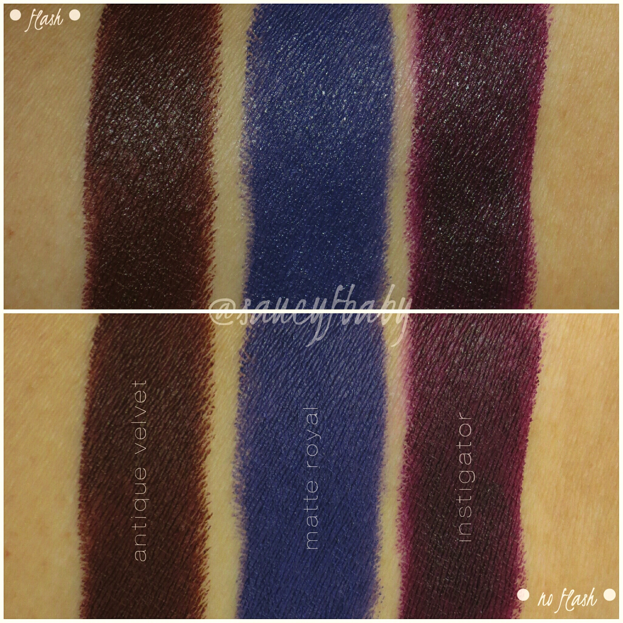 S A U C Y Swatches Mac The Matte Lip Lippies Left To