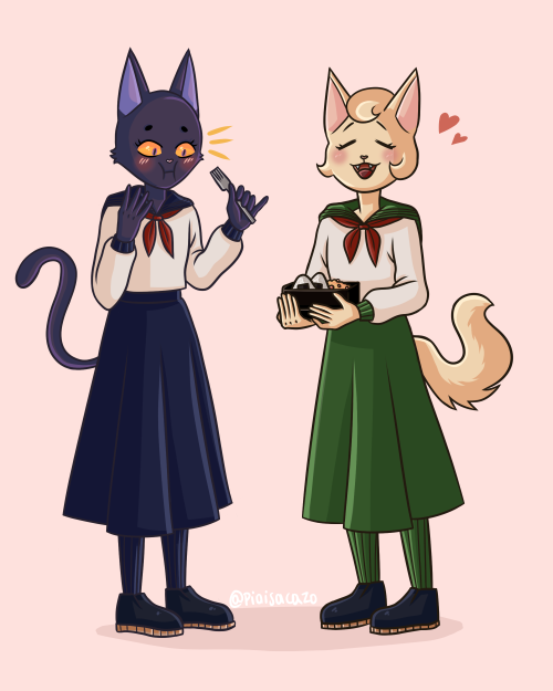 Kiki and Miki! These are my original characters! they are bff and maybe lovers