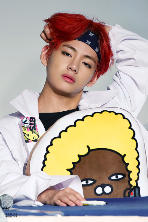Which era did Taehyung have red hair  Quora