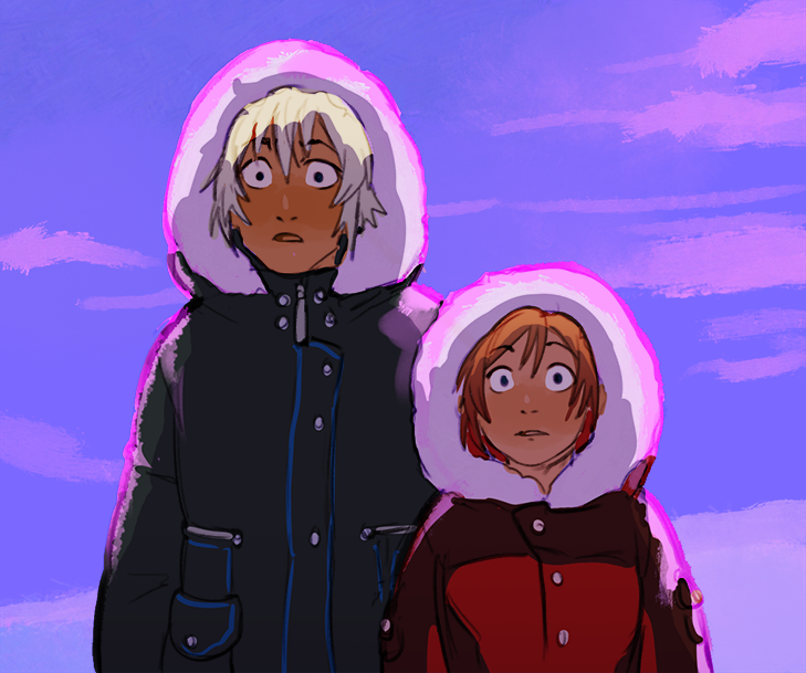 applegelstore: They’re in Arendelle and Sora totally licked the ice bridge leading