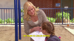 yrbff:This is the first scene of the first episode of Parks and Recreation and honestly like HOW COULD I HAVE KNOWNHOW COULD ANY OF US HAVE KNOWNLeslie Knope taught me four thousand and fifty four very important things but really they sum up to just a