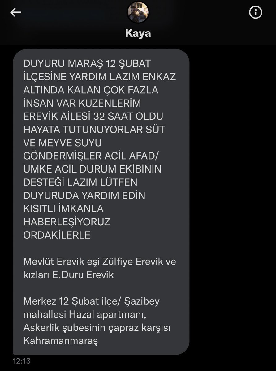 个 Kaya DUYURU MARAŞ 12...