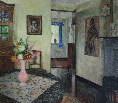 having-it-all:   Léon De Smet  (1861 - 1966) Interior