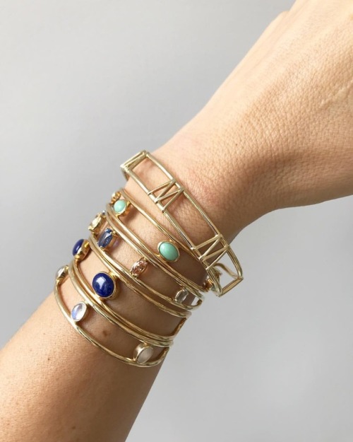 Pretty pretty bangles up to 70% off on our online store and in the Driggs Ave store. Email mociun@mo