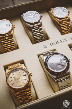 watchanish:  One Rolex for every day of the week.More of our footage at WatchAnish.com. 