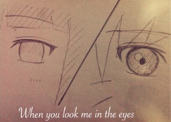 divinefeathers: NaruHina song: When You Look Me In The Eyes by Jonas Brothers