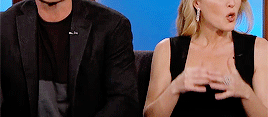 qilliananderson:David Duchovny & Gillian Anderson on Jimmy Kimmel Live!  + details.