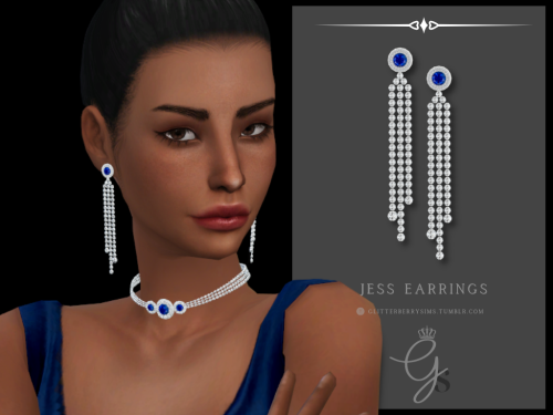 glitterberrysims: Jess EarringsGo back to the 20’s in these art deco inspired earrings! TOUIf you wa