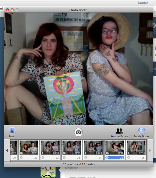 htmlflowers:girlmountain:trying to film this video thing for fantagraphics but it keeps devolving in