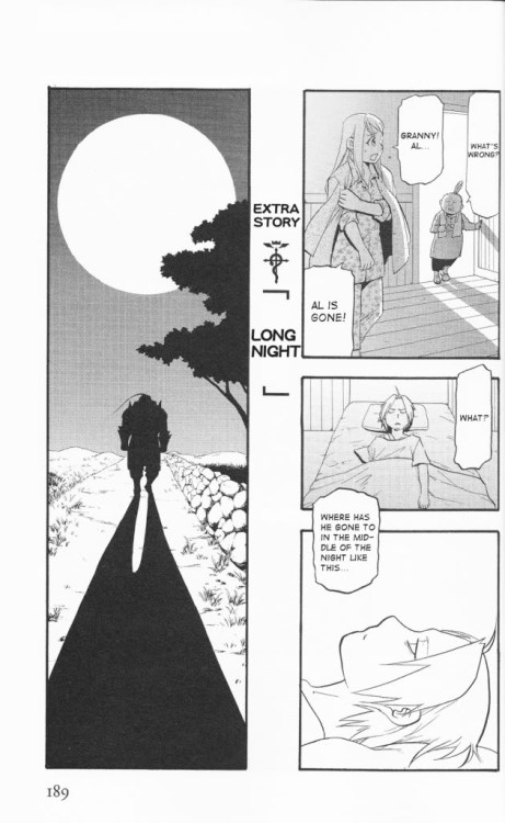 magicalgirltwirl: Fullmetal Alchemist Gaiden/Side Story- Nagaiyo/Long Night by Hiromu ArakawaI know 