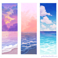 defaultpurple:  Seashores in soft light ✨🌊Patreon | Twitter | Ask | dA   – photoshop 