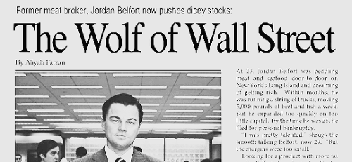 The Wolf of Wall Street (2013) dir. Martin ScorseseLet me tell you something. There&rsquo;s no nobil