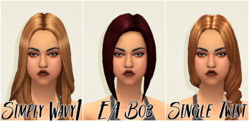 marffiiesims: SUBTLES4STUBBLE HAIR RECOLOR PACK Welcome to my new blog!  I’m previously @liry-sims. 