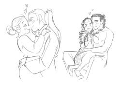 littlekidsin:  Some other doodles from livestream~ Baby Pucca! Per request from the wonderful and talented http://linadraws.tumblr.com/ &lt;3 &lt;3 I also stuck a young Linguini in as her father figure~