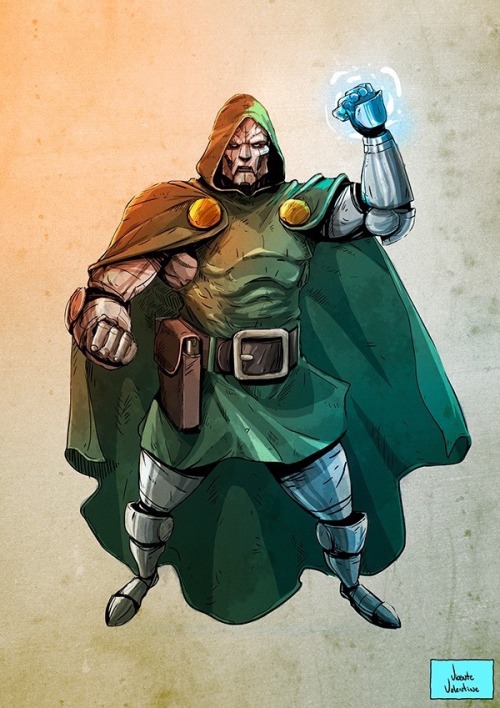 comicbookartwork:  Doctor Doom by Vicente Valentine 