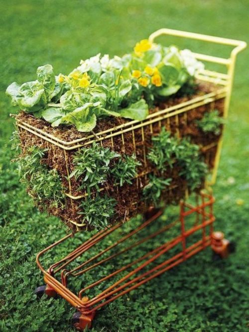sharonbelle:kellyymanning:boredpanda:15+ Ways To Recycle Your Old Furniture Into A Fairytale Garden@