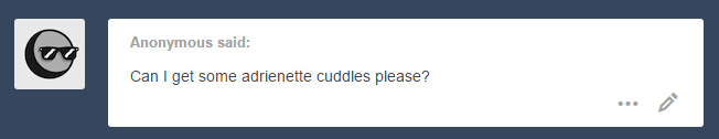 katz-noir:  Does this count as cuddles? Cos I hope it does :&gt; 