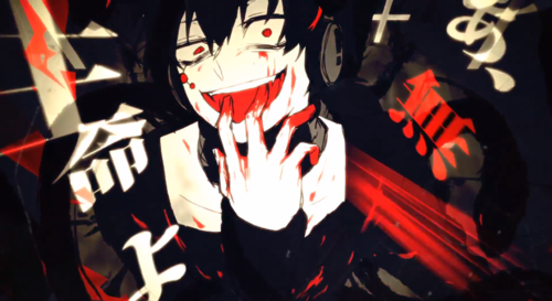 reijyo:  cloudy-night:  how did this  turn into this   #ONE’S EATING ONIGIRI AND