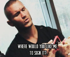 wwenate:  Oh.  Aw don’t worry Randy