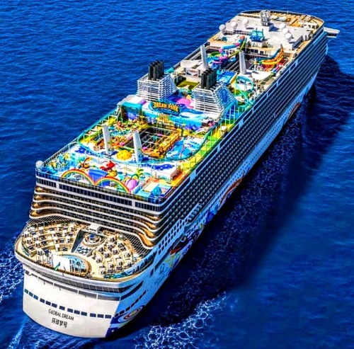 New rendering of Dream cruises Global Dream!We already can’t wait !!!!*** *** *** #cruise 