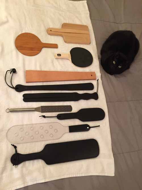 kinkythingsilike: Last stop on the guided tour of the Kinky Things I Own. This post covers everything in the (ฮ from IKEA) wardrobe. Best piece of furniture I ever bought there, it keeps dust off and my cats away from the dangly stuff.  Photo One: The