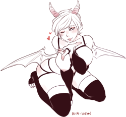 buck-satan:Commission for  @badsuccubus !! 