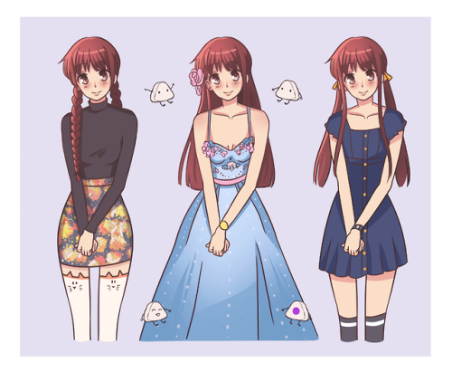 jemmacdraws: Rice Ball Fashion! [ instagram redbubble ]okay so the plan was to draw her in some cute