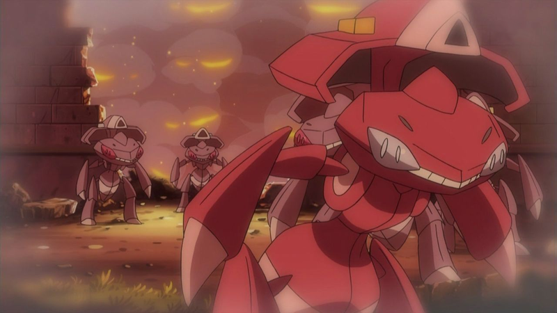 Pokemon Name Resource — Crimson - shiny Genesect Shade of red, as that is