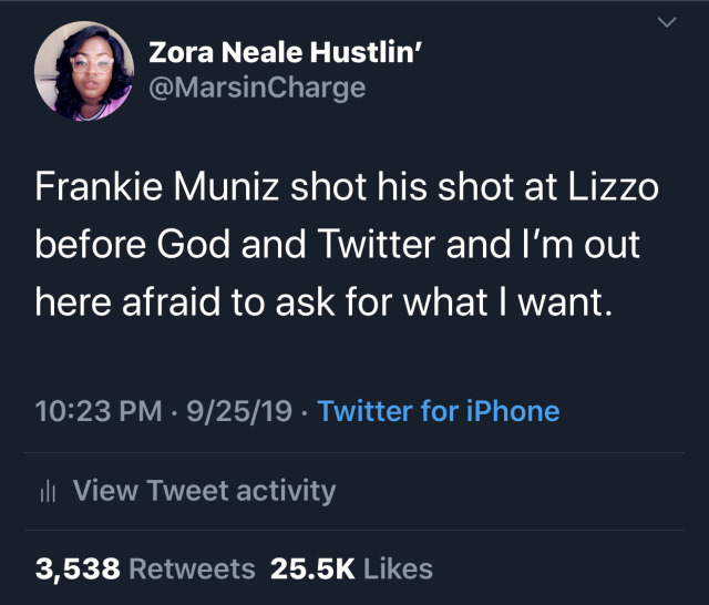 starlightandtears:Absolutely bonkers that this tweet took off. 