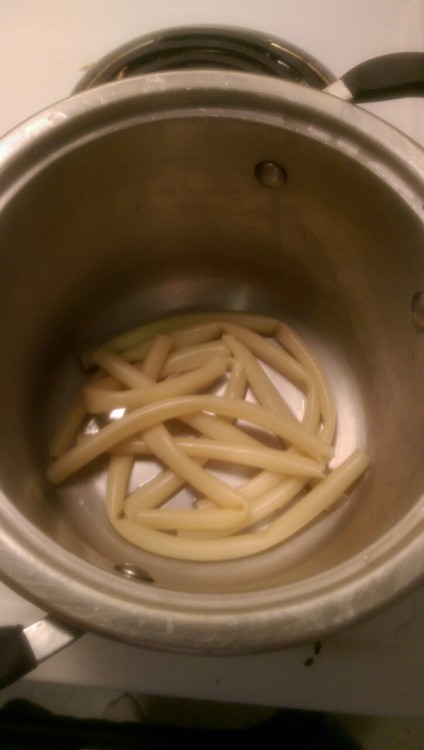 cricketsqueak:elemeno-pee:mitochondriaandbunnies:Dan and I bought a thing called “long ziti” from th