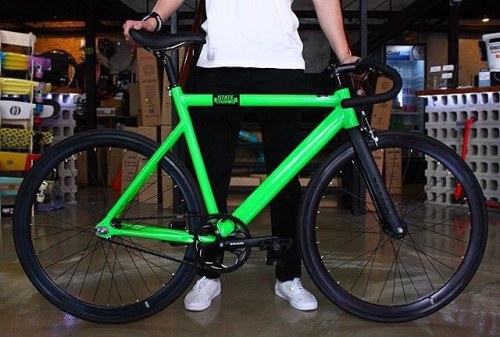 statebicycle:Our friends at VeloShop in Korea just got a fresh shipment of 6061 Black Label bikes! #