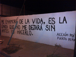 accionpoeticafotos:  Acción poética Puerto Peña 