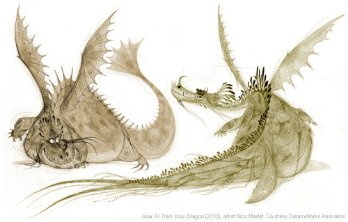 acmidreamworks:Speaking of dragons, how about this concept art for the original dreamworksanimation 