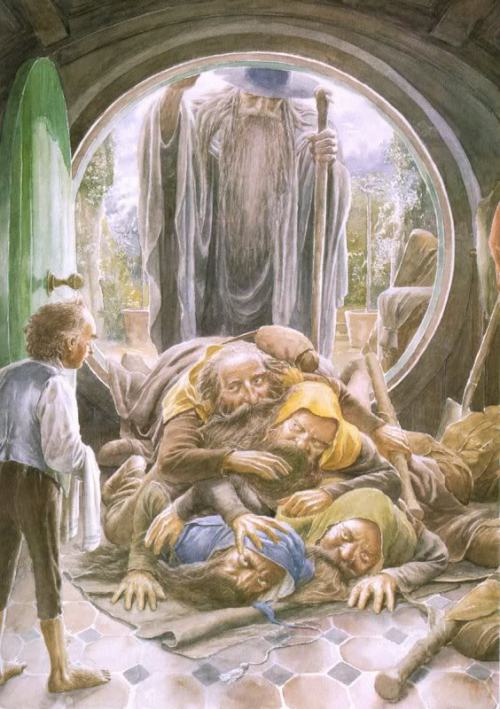 tolkienismyreligion:The Hobbit: A Summary in Pictures (1/3)Alan Lee