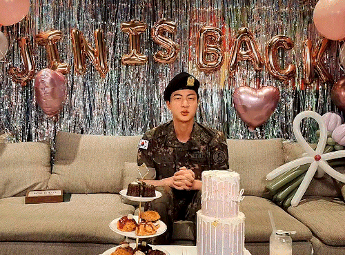 WELCOME BACK JIN