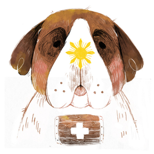 oygdraw:  Did you know that monks in Switzerland since the 1600s have used dogs to find people who w